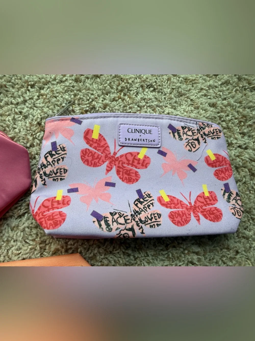 Clinique Pink, Peach & Lilac Cosmetic Pouch Trio